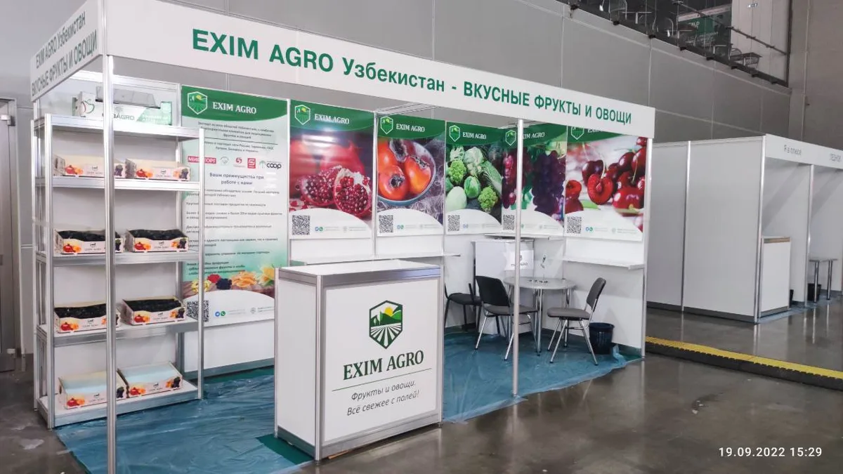EXIM AGRO kompaniyasi WorldFoodMoscow 2022 koʻrgazmasida ishtirok etdi