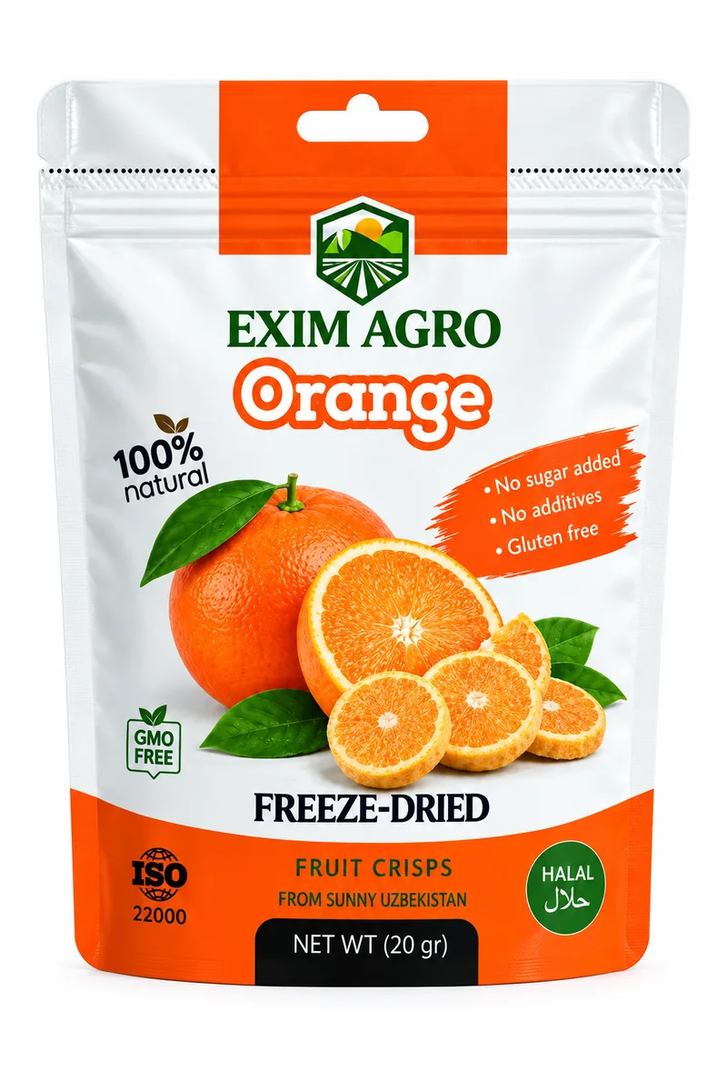 Freeze-dried orange — Exim Agro
